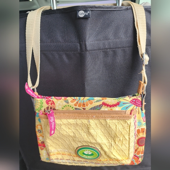 Lily Bloom Yellow Floral Crossbody Bag - Picture 1 of 8